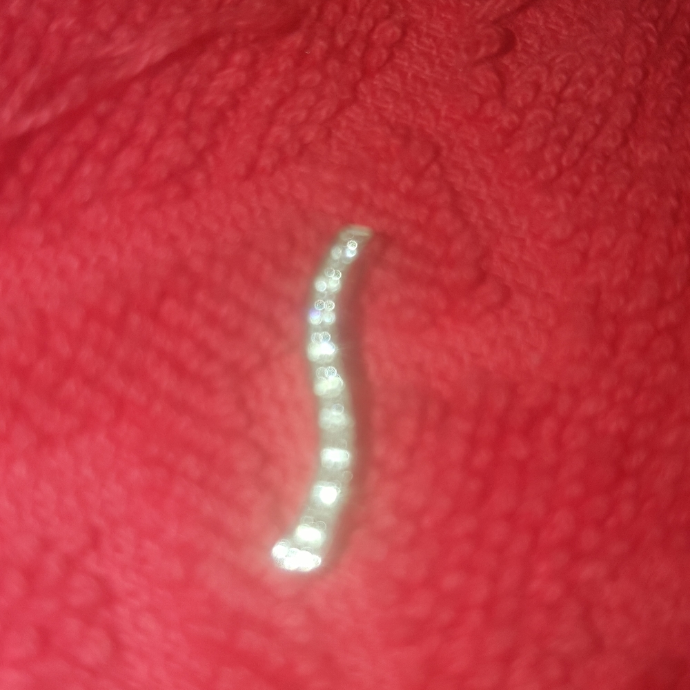 10K White Gold Real Diamonds Pendant - Picture 4 of 6